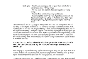 Công văn 7980/BKHĐT-KTĐN 2017 đầu tư công vốn nước ngoài trung hạn 2016 2020 2018