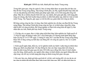 Công văn 7919/BNN-TCLN 2017 bảo vệ rừng ngăn phá rừng tự nhiên trồng rừng