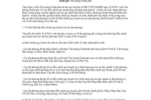 Công văn 7309/BKHĐT-QLQH 2017 tổng thể phát triển kinh tế xã hội tỉnh thành phố Trung ương