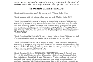 Quyết định 30/2017/QĐ-UBND mức đóng góp khoản chi phí với người cai nghiện ma túy Tiền Giang