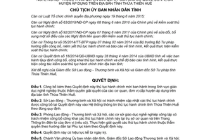 Quyết định 2405/QĐ-UBND 2017 công bố thủ tục mới lĩnh vực giáo dục nghề nghiệp Huế