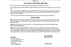 Quyết định 2491/QĐ-UBND 2017 điều chỉnh định hướng phát triển thoát nước đô thị Sơn La