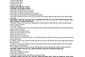 Quy chuẩn kỹ thuật quốc gia QCVN 67:2017/BGTVT về Thiết bị áp lực trên phương tiện giao thông vận tải và phương tiện, thiết bị thăm dò, khai thác trên biển