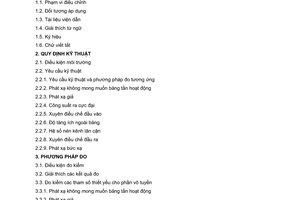 Quy chuẩn kỹ thuật quốc gia QCVN 111:2017/BTTT về Thiết bị trạm lập thông tin di động E-UTRA FDD - Phần truy nhập vô tuyến