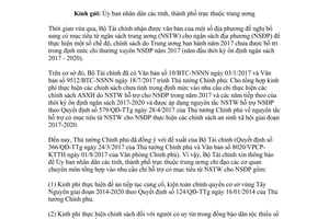 Công văn 14277/BTC-NSNN 2017 chính sách bố trí định mức chi thường xuyên ngân sách địa phương