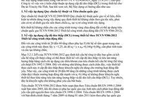 Công văn 560/BXD-KHCN 2017 áp dụng cấp độ dẻo thấp DCL trong thiết kế Dự án Vincity Hà Tĩnh