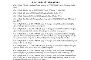 Quyết định 21/2017/QĐ-UBND Quy định về quản lý hoạt động khoáng sản Yên Bái