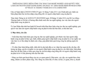 Kế hoạch 646/KH-UBND 2017 giải quyết việc làm cho người chấp hành xong án phạt tù An Giang