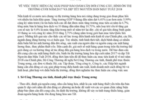 Chỉ thị 14/CT-BCT 2017 thực hiện các giải pháp bảo đảm cân đối cung cầu bình ổn thị trường