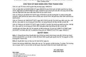 Quyết định 3929/QĐ-UBND 2017 công bố thủ tục hành chính đo đạc bản đồ Sở Tài nguyên Thanh Hóa