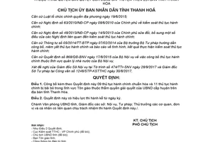 Quyết định 3989/QĐ-UBND 2017 công bố thủ tục hành chính Tôn giáo Ủy ban cấp huyện Thanh Hóa