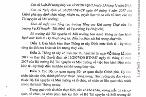 Thông tư 45/2017/TT-BTNMT Định mức kinh tế kỹ thuật công tác điều tra khảo sát khí tượng thủy văn
