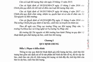 Thông tư 41/2017/TT-BTNMT Quy định kỹ thuật đánh giá chất lượng dự báo cảnh báo khí tượng