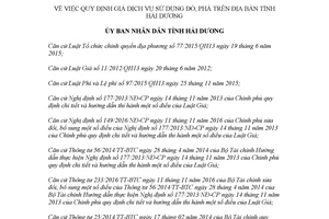 Quyết định 28/2017/QĐ-UBND quy định giá dịch vụ sử dụng đò phà Hải Dương