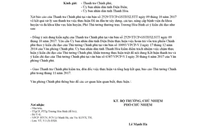 Công văn 11287/VPCP-V.I 2017 xử lý sau thanh tra Đề án xây dựng bệnh viện đa khoa huyện