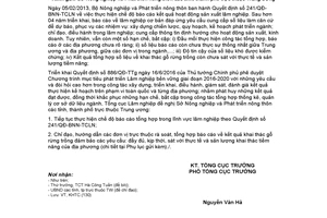 Công văn 1745/TCLN-KHTC 2017 thực hiện chế độ báo cáo tổng hợp trong lĩnh vực lâm nghiệp