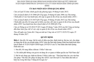 Quyết định 47/2017/QĐ-UBND trình tự thủ tục xét sử dụng thẻ đi lại của doanh nhân APEC Quảng Bình