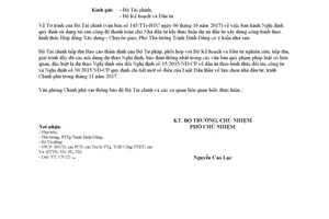 Công văn 12344/VPCP-CN 2017 dự thảo Nghị định sử dụng tài sản công thanh toán cho Nhà đầu tư