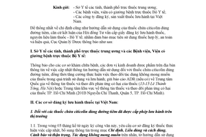 Công văn 18583/QLD-ĐK 2017 hướng dẫn sử dụng đối với thuốc chứa citicolin dùng đường tiêm