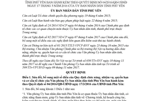 Quyết định 52/2017/QĐ-UBND sửa đổi Quyết định 04/2016/QĐ-UBND Phú Yên