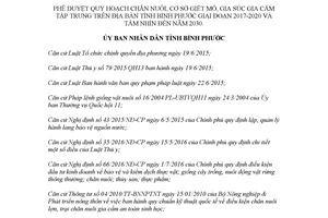 Quyết định 48/2017/QĐ-UBND Quy hoạch chăn nuôi cơ sở giết mổ gia súc gia cầm Bình Phước