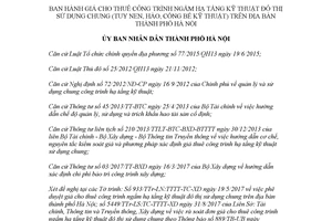 Quyết định 8051/QĐ-UBND 2017 giá cho thuê công trình ngầm hạ tầng kỹ thuật Hà Nội