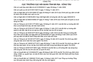 Quyết định 1087/QĐ-HQBRVT 2017 Quy chế công tác văn thư lưu trữ Cục Hải quan Bà Rịa Vũng Tàu