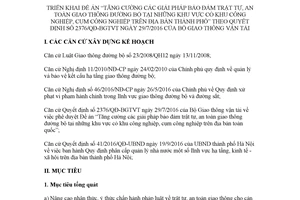 Kế hoạch 243/KH-UBND 2017 bảo đảm an toàn giao thông tại khu vực có khu công nghiệp Hà Nội