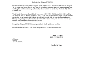 Công văn 5280/TXNK-CST 2017 xử lý thuế đối với phế liệu phế phẩm sản xuất xuất khẩu tiêu thụ nội địa