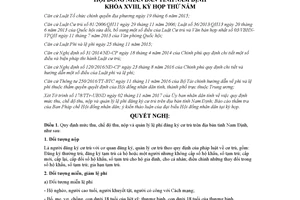 Nghị quyết 75/2017/NQ-HĐND chế độ thu nộp và quản lý lệ phí đăng ký cư trú Nam Định