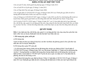 Nghị quyết 76/2017/NQ-HĐND chế độ thu nộp quản lý và sử dụng phí thư viện công cộng Nam Định