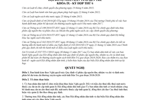 Nghị quyết 21/2017/NQ-HĐND phân cấp nguồn thu nhiệm vụ chi phân bổ dự toán chi Bến Tre