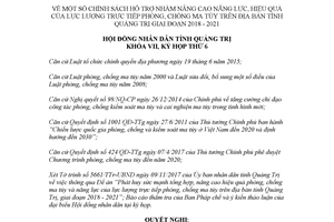 Nghị quyết 32/2017/NQ-HĐND chính sách hỗ trợ nâng cao năng lực phòng chống ma túy Quảng Trị
