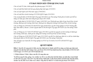 Quyết định 28/2017/QĐ-UBND sửa đổi Quyết định 08/2016/QĐ-UBND Quảng Nam