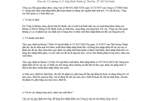 Công văn 03/TCHQ-TXNK 2018 nhập khẩu hàng hóa trong ngành điện mặt trời