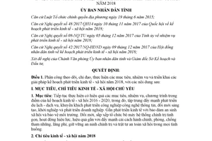 Quyết định 3039/QĐ-UBND 2017 thực hiện kế hoạch phát triển kinh tế xã hội Huế 2018