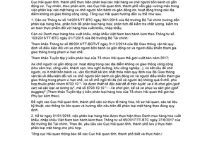 Công văn 30/TCHQ-TXNK 2018 mặt hàng xe tương tự xe chơi gôn