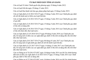 Quyết định 89/2017/QĐ-UBND quy định hệ số điều chỉnh giá đất An Giang