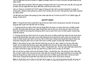 Quyết định 3931/QĐ-UBND 2017 công bố thủ tục hành chính chung áp dụng tại cấp huyện An Giang