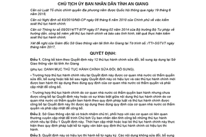 Quyết định 3747/QĐ-UBND 2017 công bố thủ tục hành chính áp dụng tại Sở Giao thông An Giang