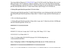 Công văn 78/TCHQ-GSQL 2018 hướng dẫn kiểm tra C/O mẫu D thông qua cơ chế một cửa ASEAN