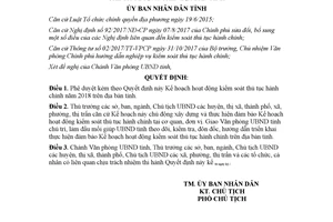 Quyết định 4797/QĐ-UBND 2017 Kế hoạch hoạt động kiểm soát thủ tục hành chính Bình Định