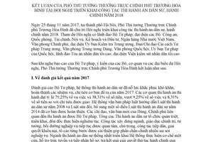 Thông báo 16/TB-VPCP 2018 kết luận Phó Thủ tướng tại Hội nghị triển khai thi hành án dân sự