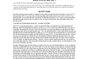 Nghị quyết 13/2017/NQ-HĐND kế hoạch phát triển kinh tế xã hội Nghệ An