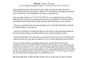 Công văn 8396/ĐKVN-VAQ 2017 phân loại mặt hàng cần cẩu cần trục