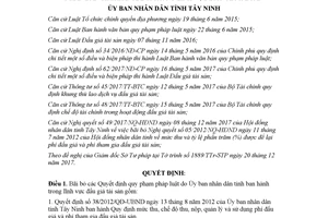 Quyết định 50/2017/QĐ-UBND bãi bỏ Quyết định quy phạm pháp luật đấu giá tài sản Tây Ninh
