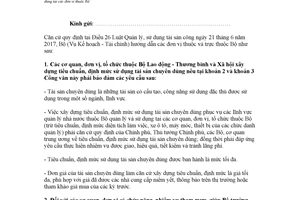 Công văn 185/LĐTBXH-KHTC 2018 xây dựng tiêu chuẩn định mức sử dụng tài sản chuyên dùng