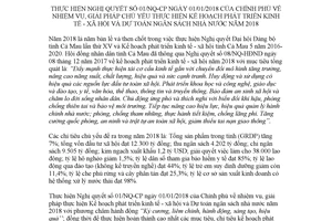 Chương trình 01/CTr-UBND 2018 giải pháp thực hiện Kế hoạch phát triển kinh tế xã hội Cà Mau