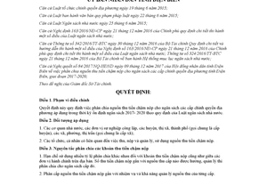 Quyết định 05/2018/QĐ-UBND phân chia nguồn thu tiền chậm nộp cho ngân sách các cấp Điện Biên