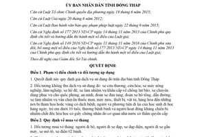 Quyết định 02/2018/QĐ-UBND quy định giá dịch vụ sử dụng đò Đồng Tháp